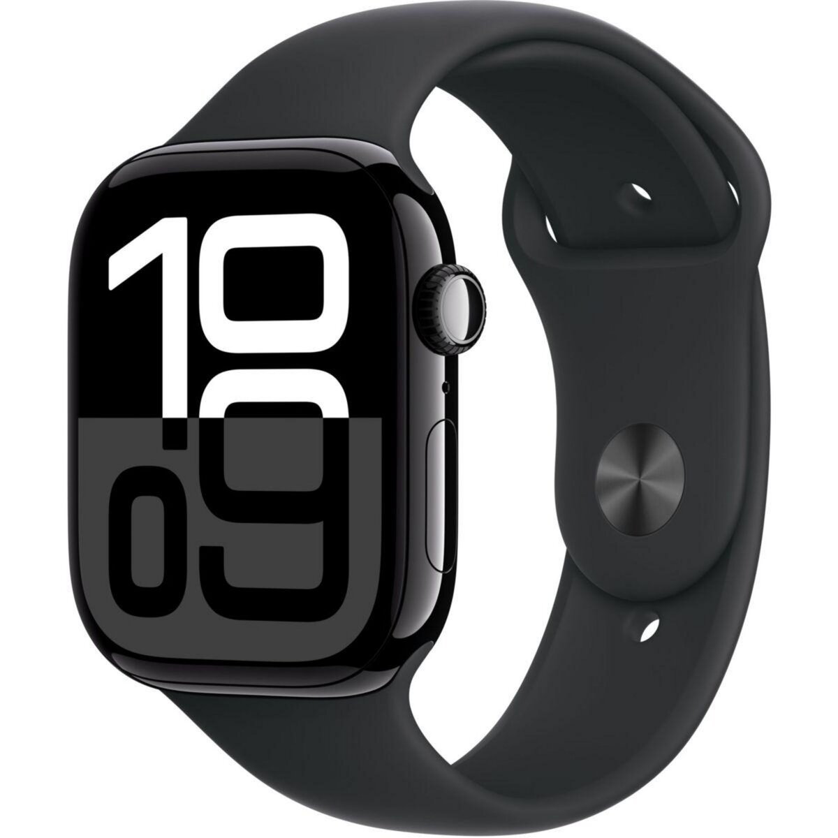 APPLE Montre connectée Serie 10 42mm Alu/Noir M/L