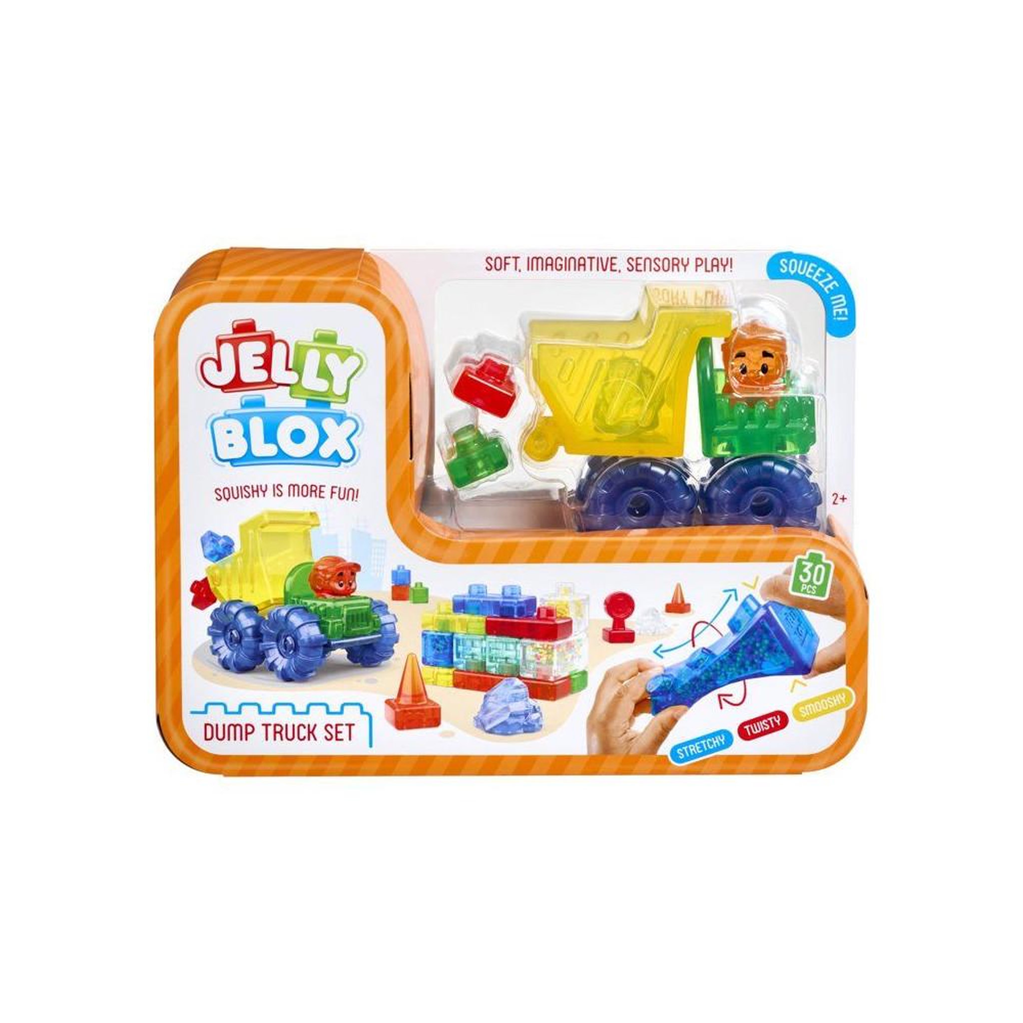 Voir la diapositive 4 : GOLIATH Jeu de blocs sensoriels Camion benne avec figurine mini, 30 pièces