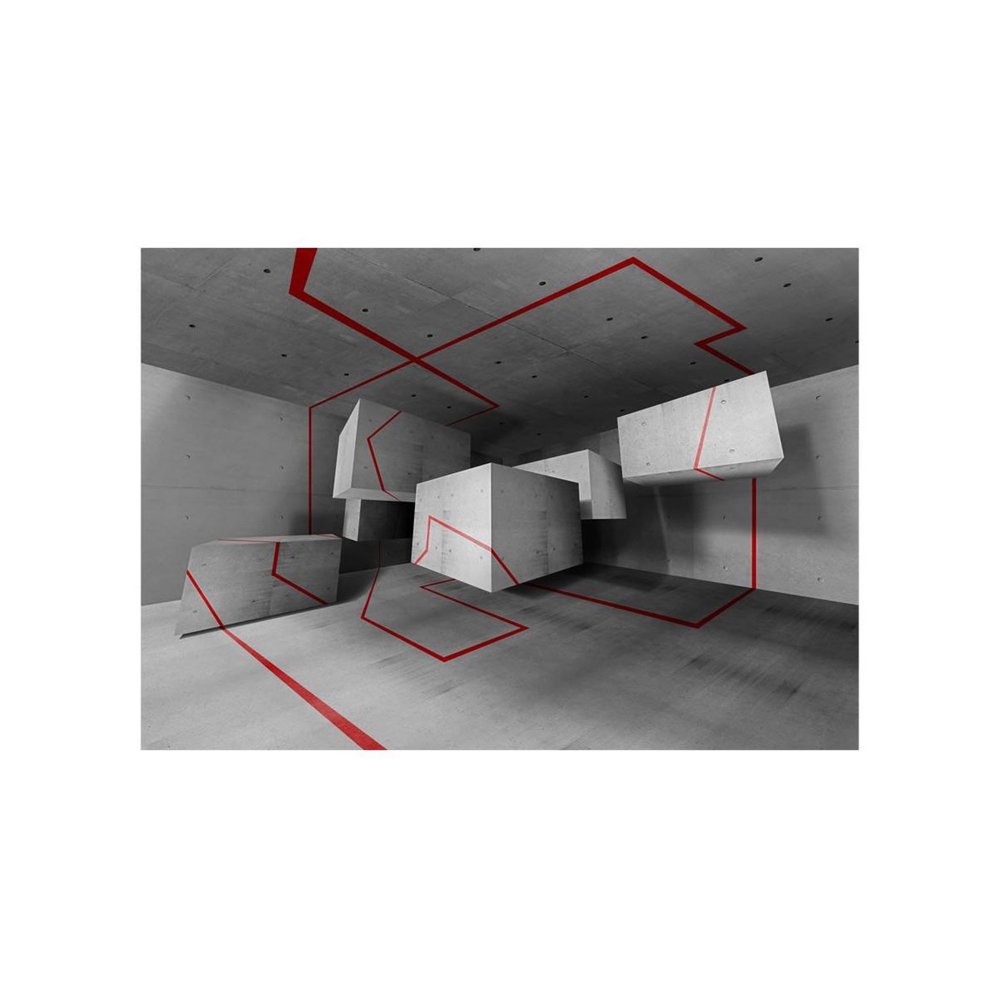 Voir la diapositive 2 : Paris Prix Papier peint  red trail