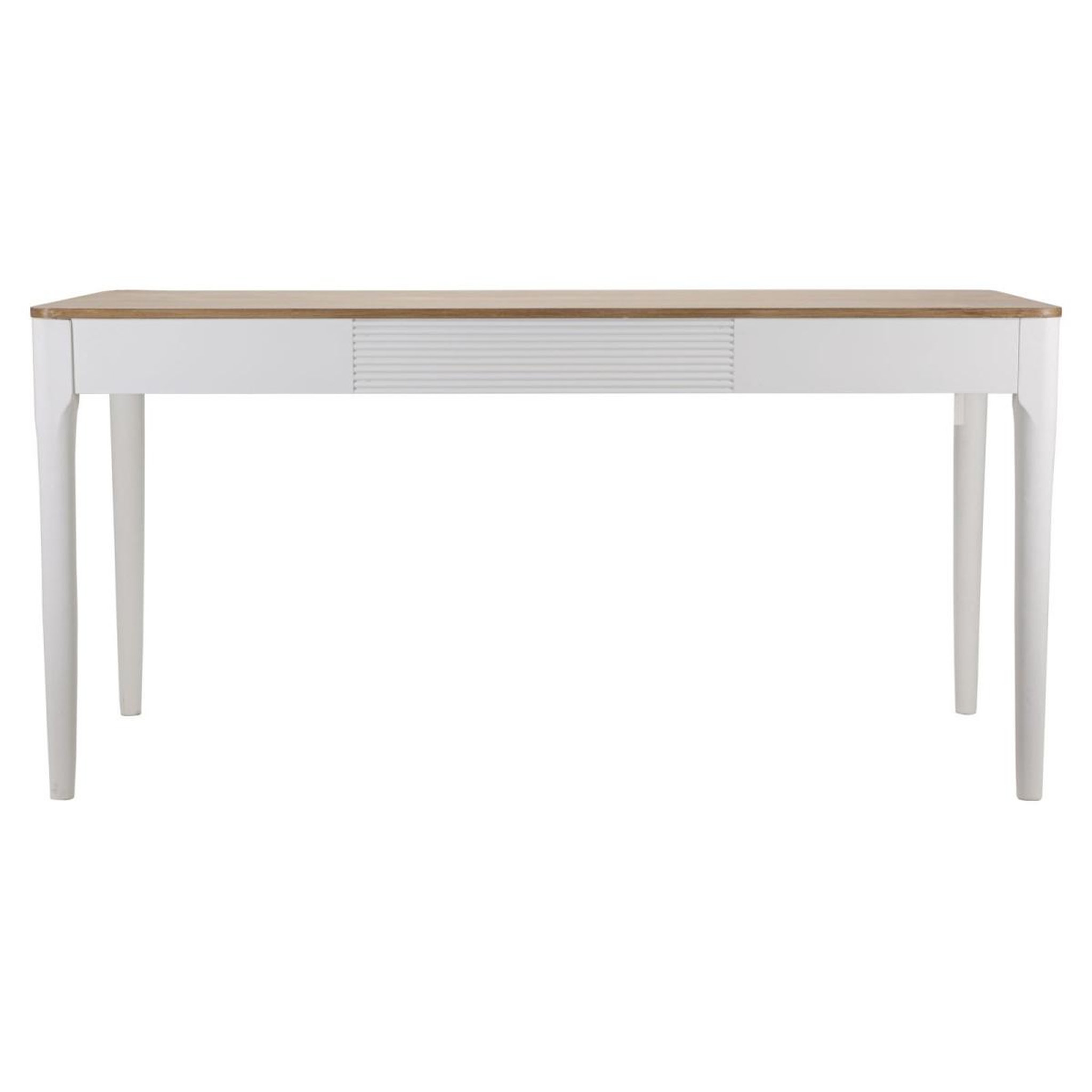 Voir la diapositive 2 : Paris Prix Table à manger en bois  matera  180cm blanc & naturel