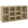 Voir la diapositive 2 : VIDAXL Banc a chaussures Chene sonoma 103x30x54,5 cm Bois d'ingenierie