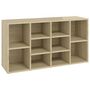 Voir la diapositive 2 : VIDAXL Banc a chaussures Chene sonoma 103x30x54,5 cm Bois d'ingenierie