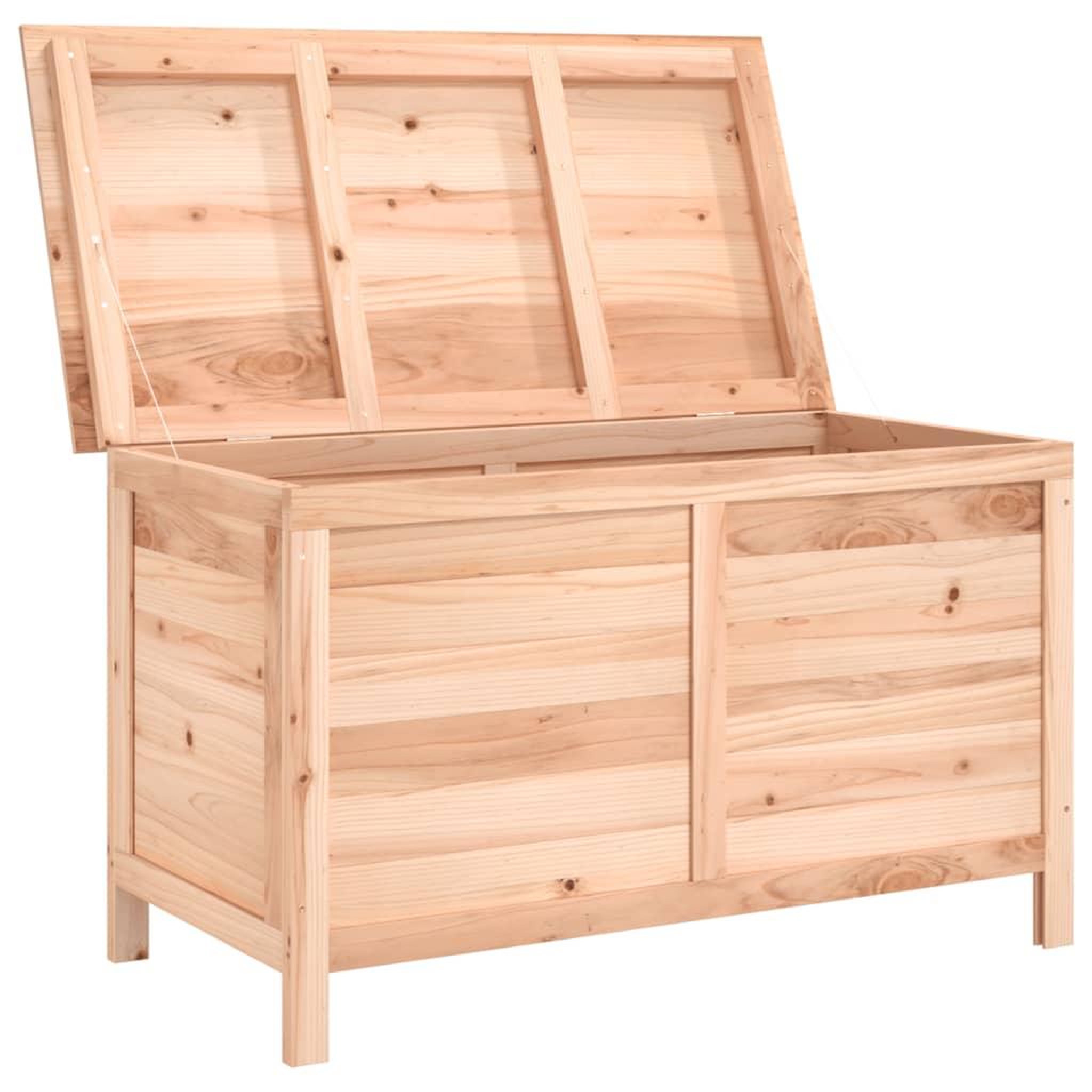 Voir la diapositive 3 : VIDAXL Boîte a coussins d'exterieur 99x50x56,5 cm bois de sapin massif