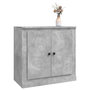 Voir la diapositive 4 : VIDAXL Buffet gris beton 70x35,5x67,5 cm bois d'ingenierie