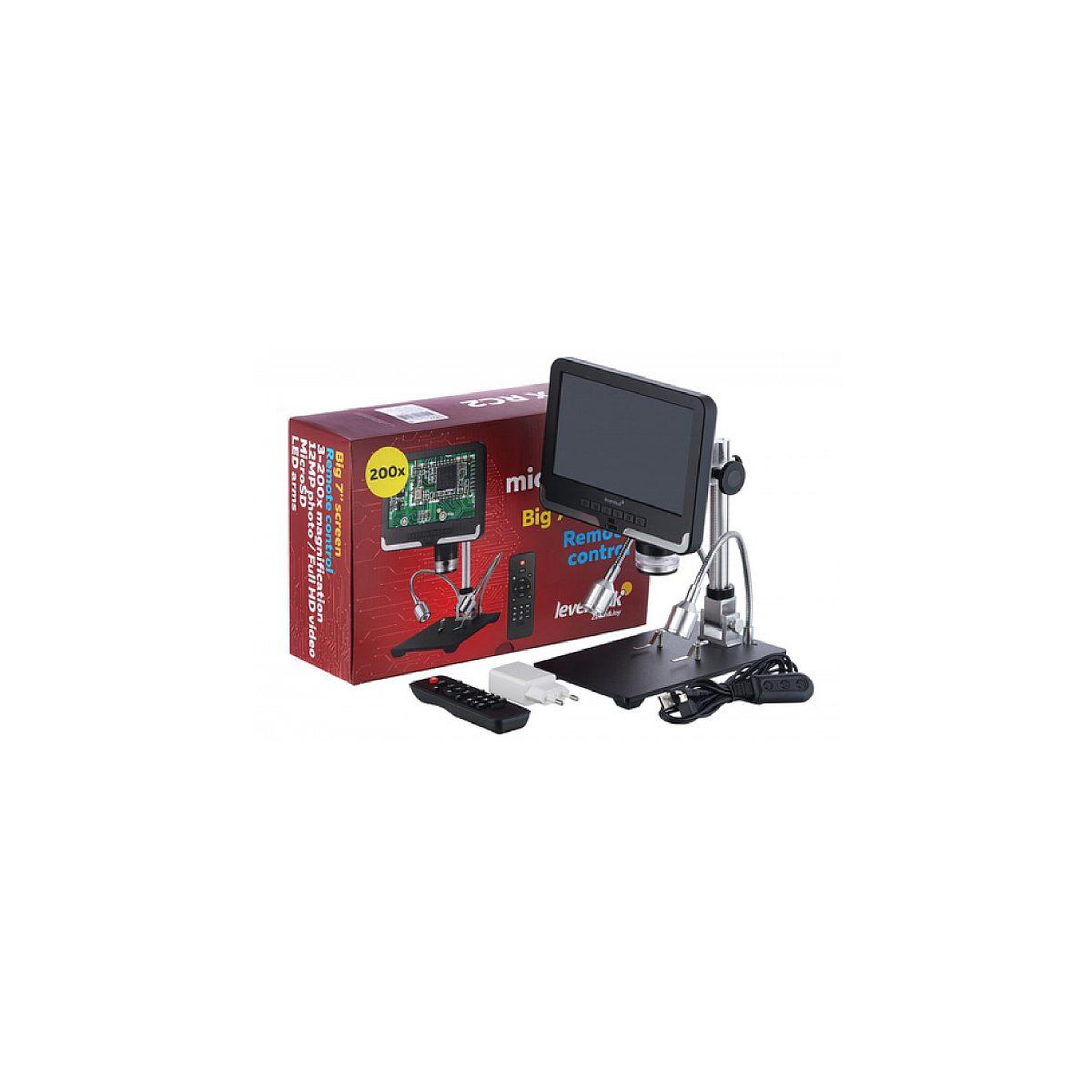 Voir la diapositive 3 : LEVENHUK Dtx rc2 200x microscope numérique