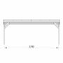 Voir la diapositive 4 : Forest Style Carport adossé toit plat - Bois traité autoclave - 2 voitures - 30,9m² - JEAN