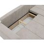 Voir la diapositive 5 : BEST MOBILIER Nicole - canapé d'angle réversible 5 places convertible avec coffre en tissu