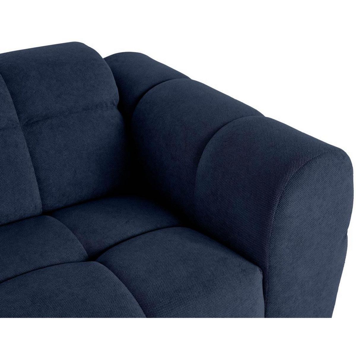 LISA DESIGN Ray - canapé droit 2 places en tissu texturé