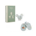 Kaloo Coffret chaussons et bracelet sonore souris -