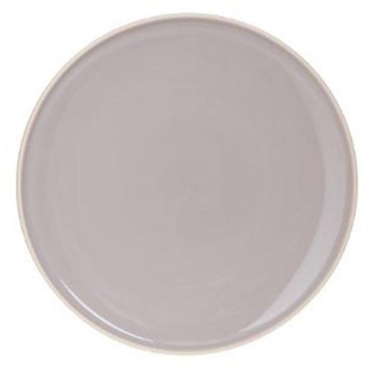 SECRET DE GOURMET Lot de 6 Assiettes à Dessert  Sofia  20cm Gris