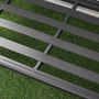 Voir la diapositive 5 : OUTSUNNY Ensemble salon de jardin 4 places 4 pièces - 8 coussins déhoussables inclus - métal époxy polyester gris