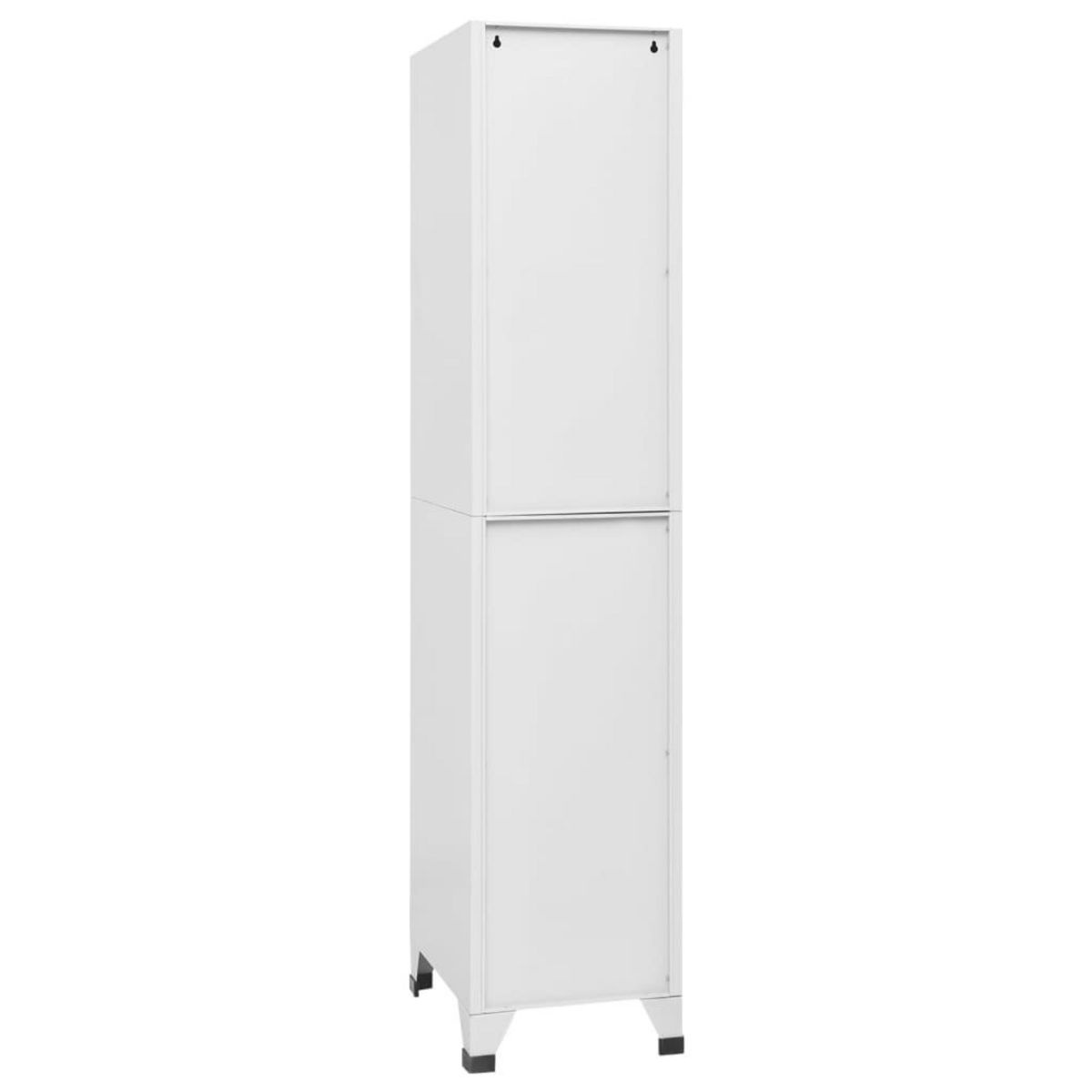 VIDAXL Armoire a casier avec 3 compartiments 38x45x180 cm