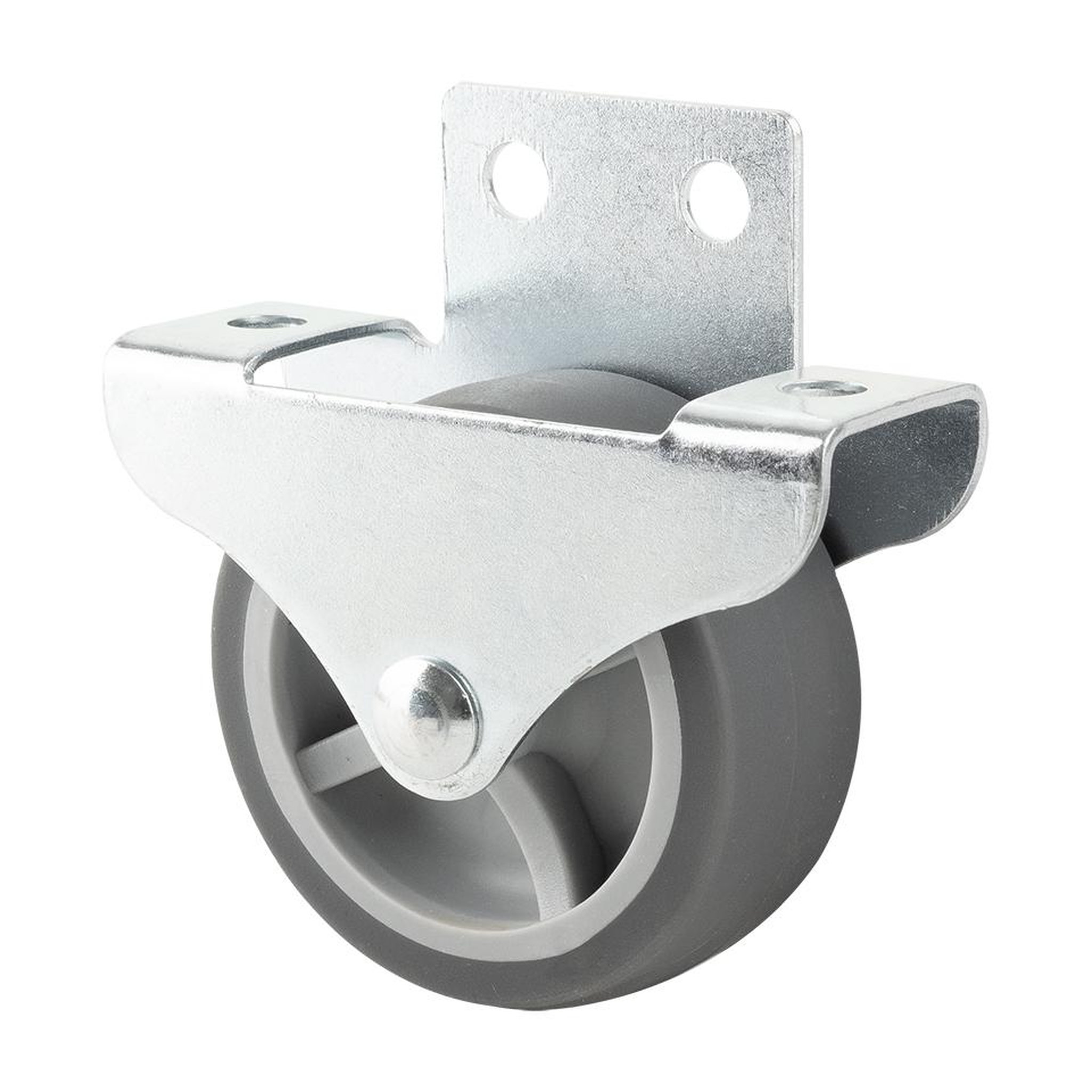 CENTRALE BRICO Roulette de meuble fixe avec fixation latérale 50mm bandage souple