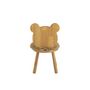 Voir la diapositive 4 : Paris Prix Chaise pour Enfant en Bois  Ours  61cm Naturel