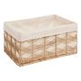 Voir la diapositive 2 : Paris Prix Lot de 4 Cagettes en Rotin  Rosy  48cm Naturel