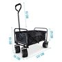 Voir la diapositive 5 : ADRENALIN Chariot de Transport Pliable Campcruiser - Utilitaire Tout terrain Camping, Plage, Jardin 93 x 56 x 122 cm - Charge 80Kg