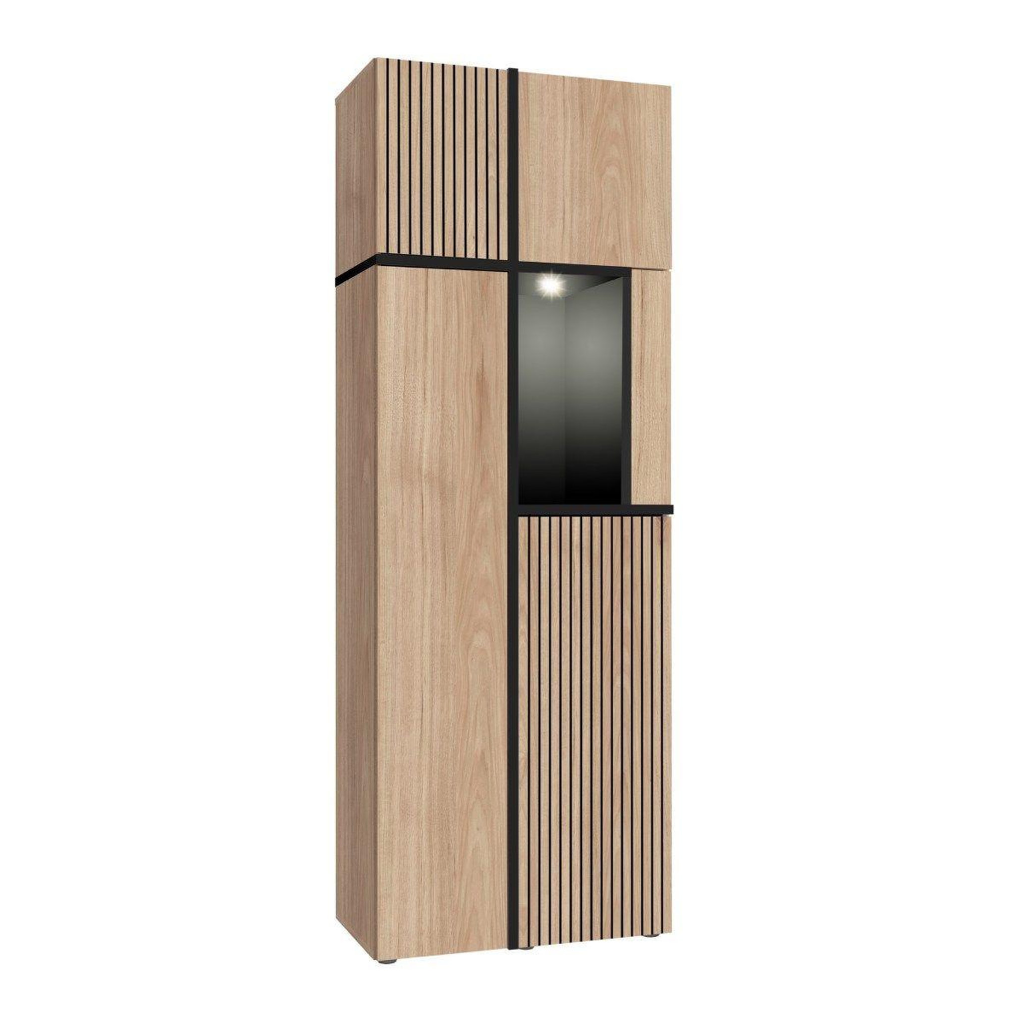 Paris Prix Bibliothèque design led  cross  195cm naturel