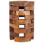VIDAXL Table de chevet 30x30x45 cm Bois de teck massif