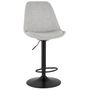 Voir la diapositive 6 : Paris Prix Tabouret de Bar Design  Maravela  123cm Gris