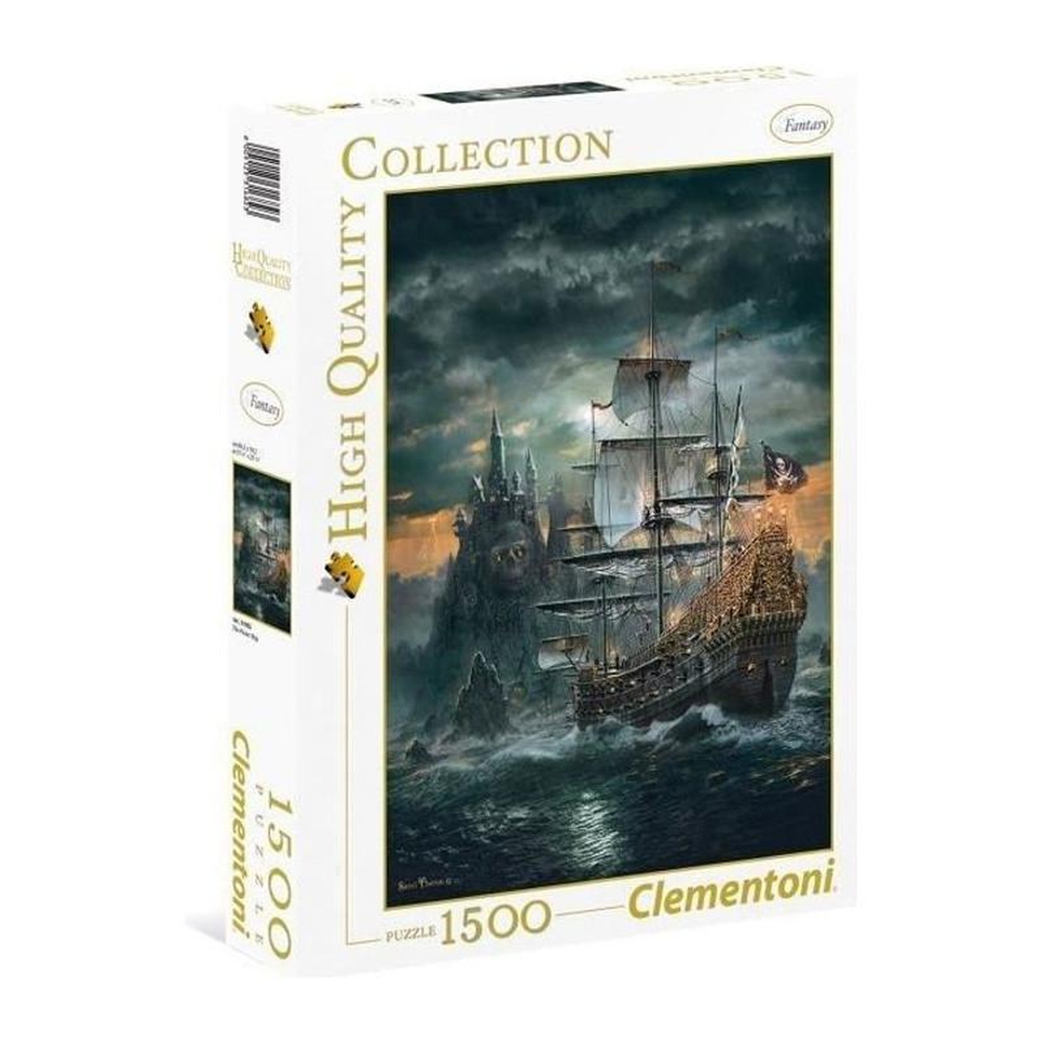 CLEMENTONI Clementoni - 1500 pieces - The Pirate ship