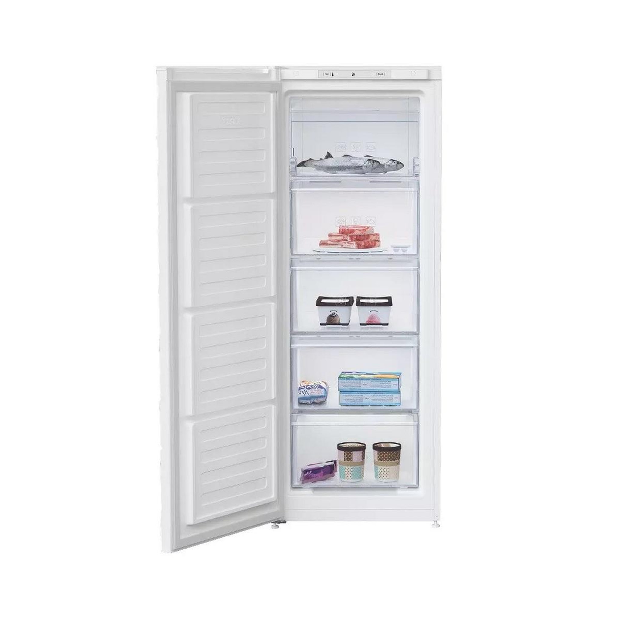 Voir la diapositive 4 : Beko Congélateur armoire 196l 54cm statique - RFSM200T41WN/1