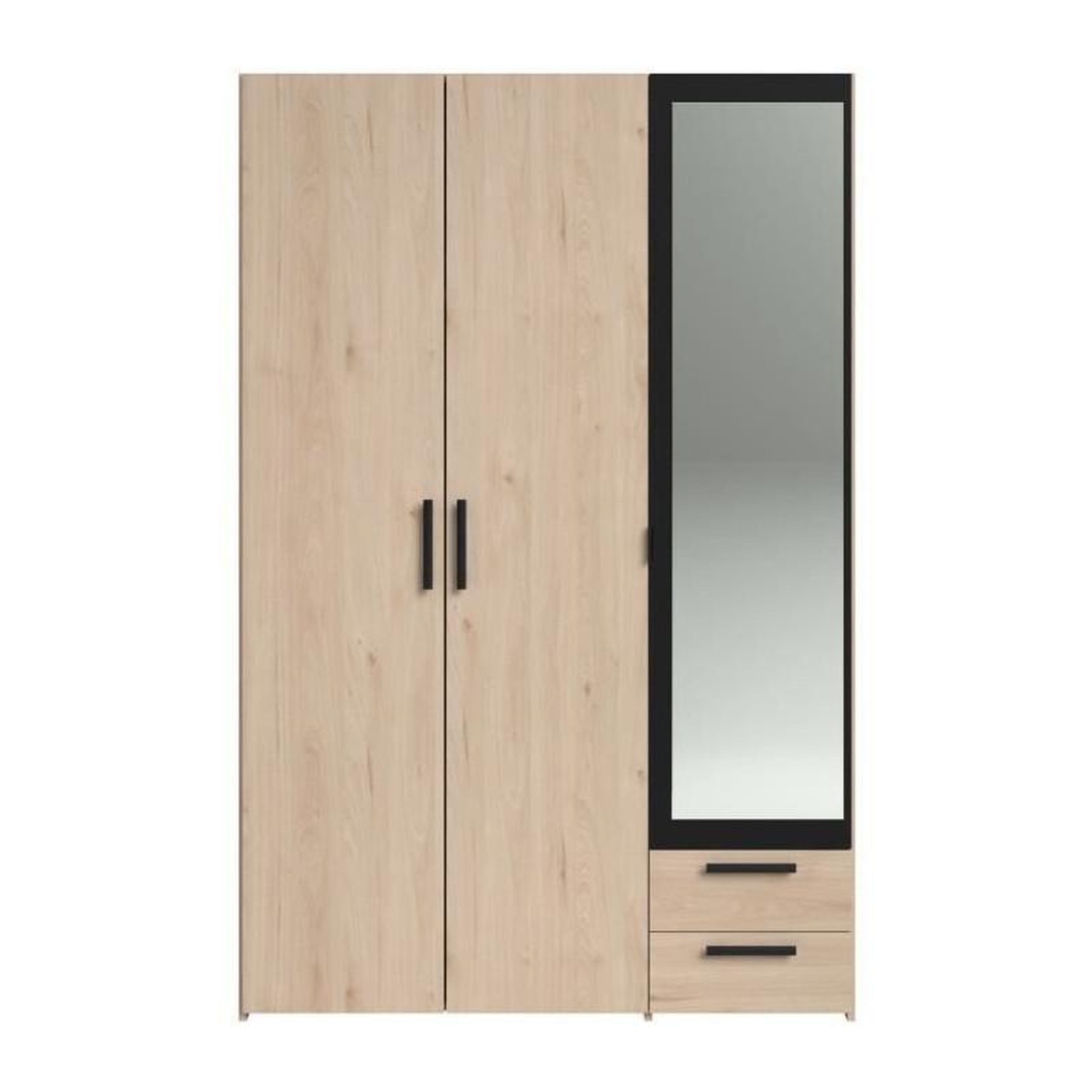Voir la diapositive 4 : PARISOT Chambre complete adulte - ZODIAC INDUS - Chene et noir - PARISOT