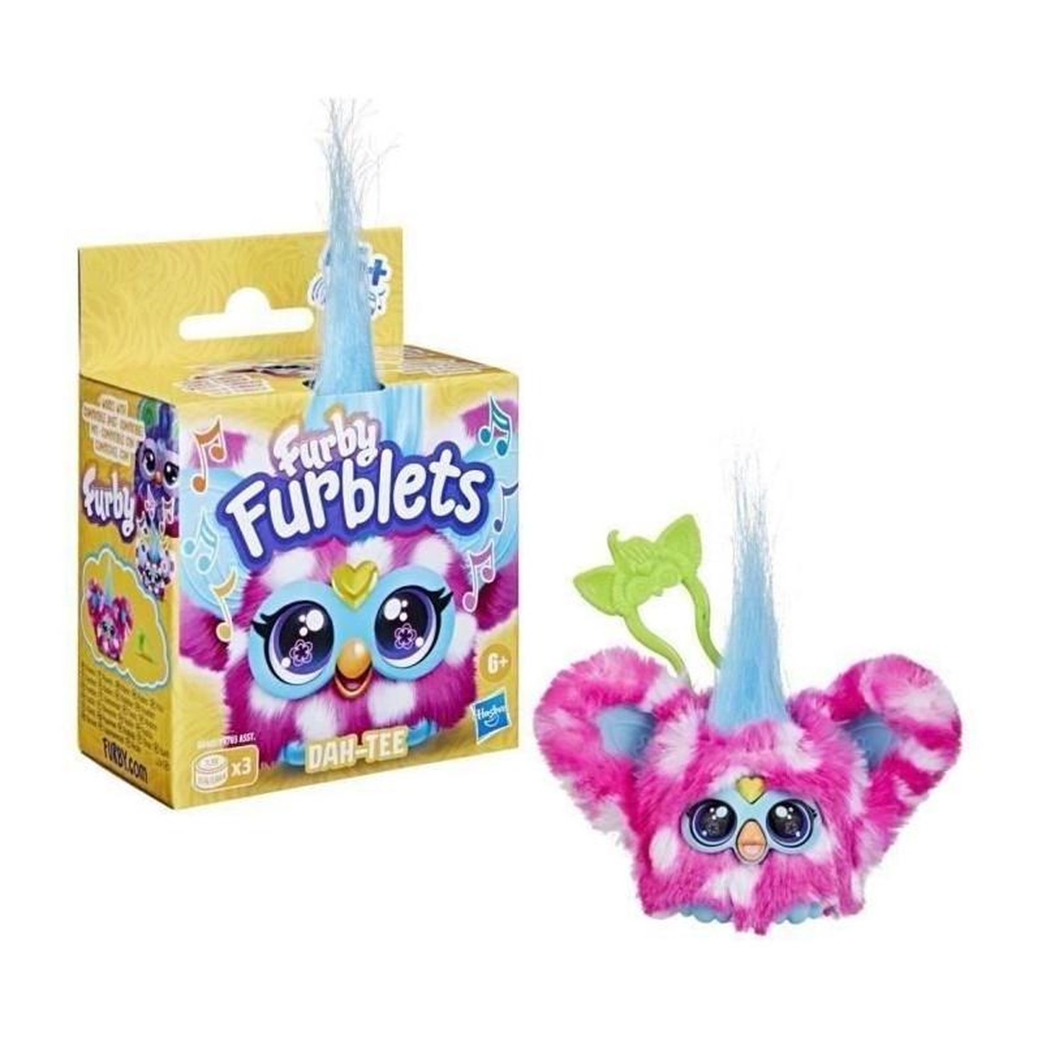 Voir la diapositive 2 : HASBRO Furby Furblets Dah-Tee, mini peluche électronique