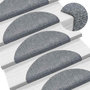 Voir la diapositive 5 : VIDAXL Tapis d'escalier auto-adhesifs 30 pcs gris clair 56x17x3 cm