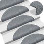 Voir la diapositive 5 : VIDAXL Tapis d'escalier auto-adhesifs 30 pcs gris clair 56x17x3 cm