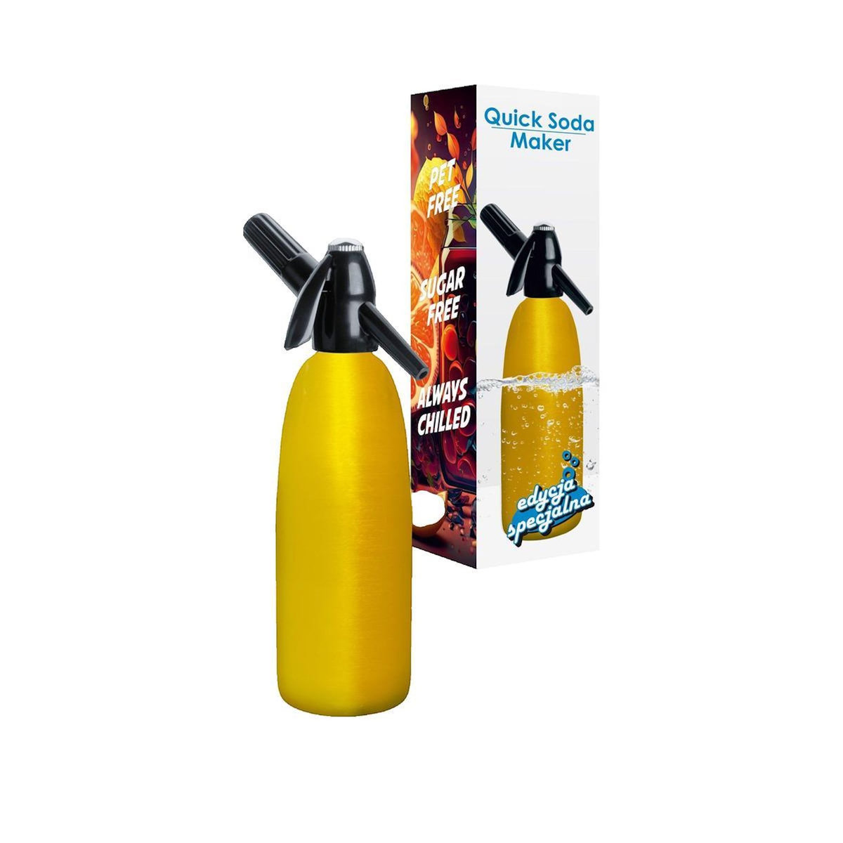 Magn'art Machine à soda art QUICK SODA SA-01 couleur or