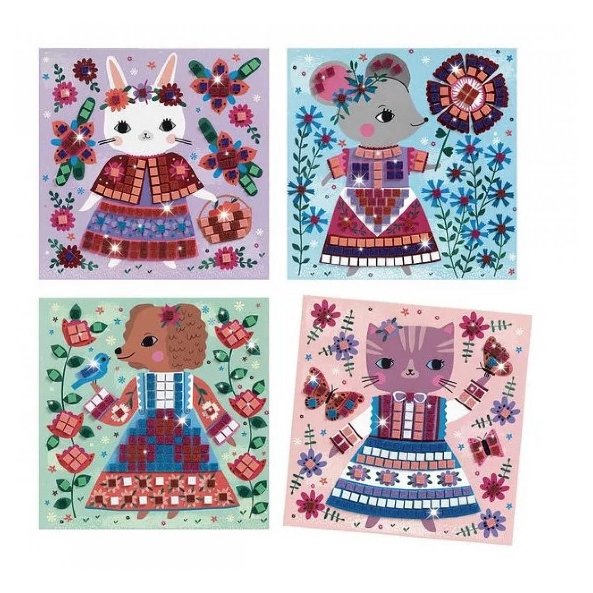 Djeco Collages Mosaiques Lovely pets