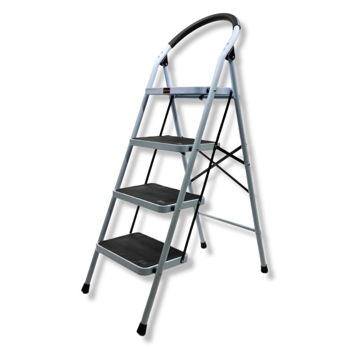 BRIXO Escabeau Marche-pied pliant 4 niveaux Portée Max 150 kg BRIXO