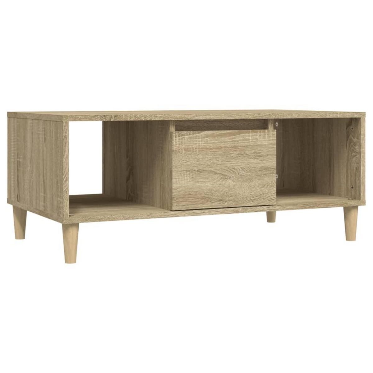 VIDAXL Table basse Chene sonoma 90x50x36,5 cm Bois d'ingenierie