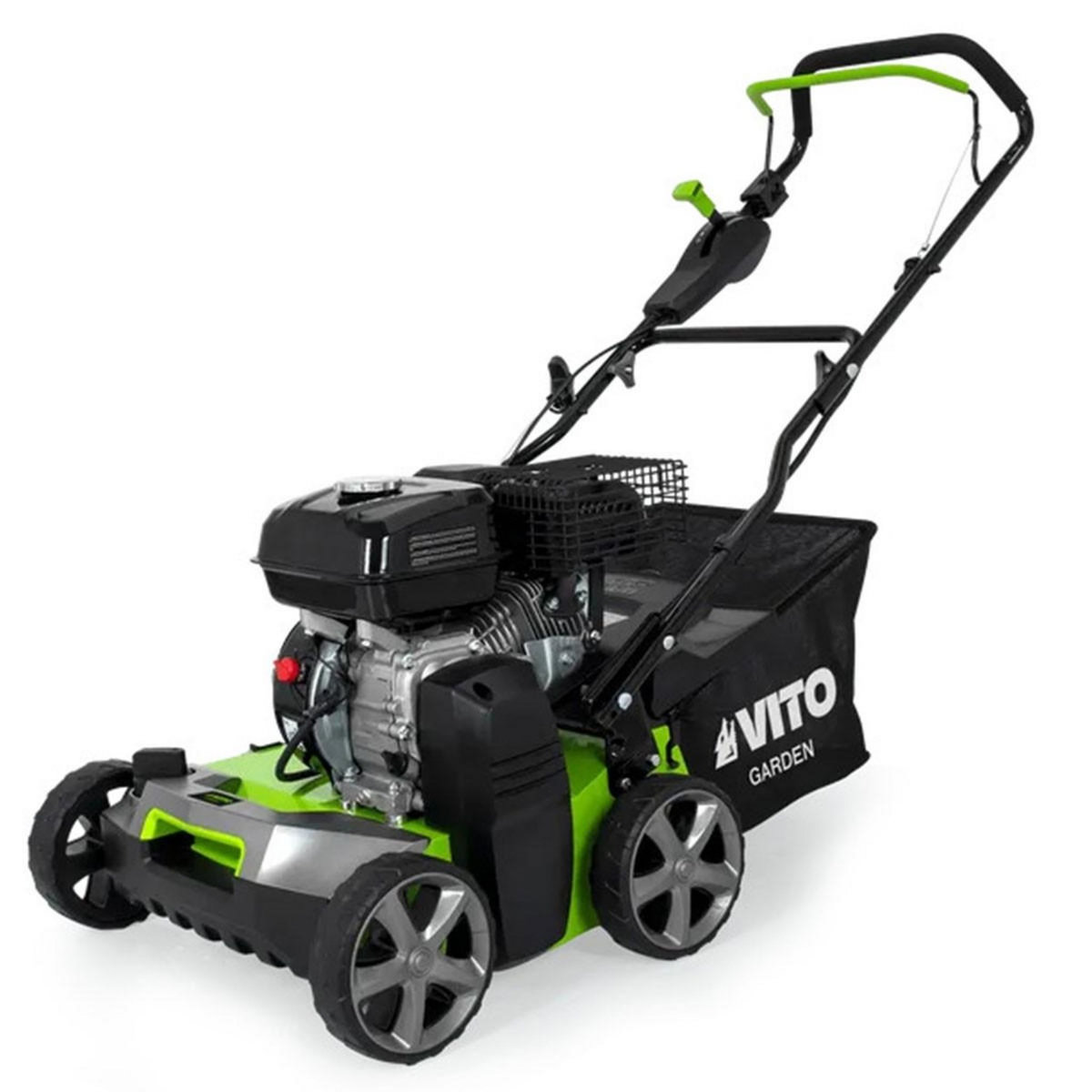 VITO Scarificateur Démousseur 5,4CV 212cm3 Coupe 40cm Lames et ressorts VITO