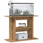 Voir la diapositive 3 : VIDAXL Support d aquarium chêne artisanal 80x35x60 cm bois ingénierie