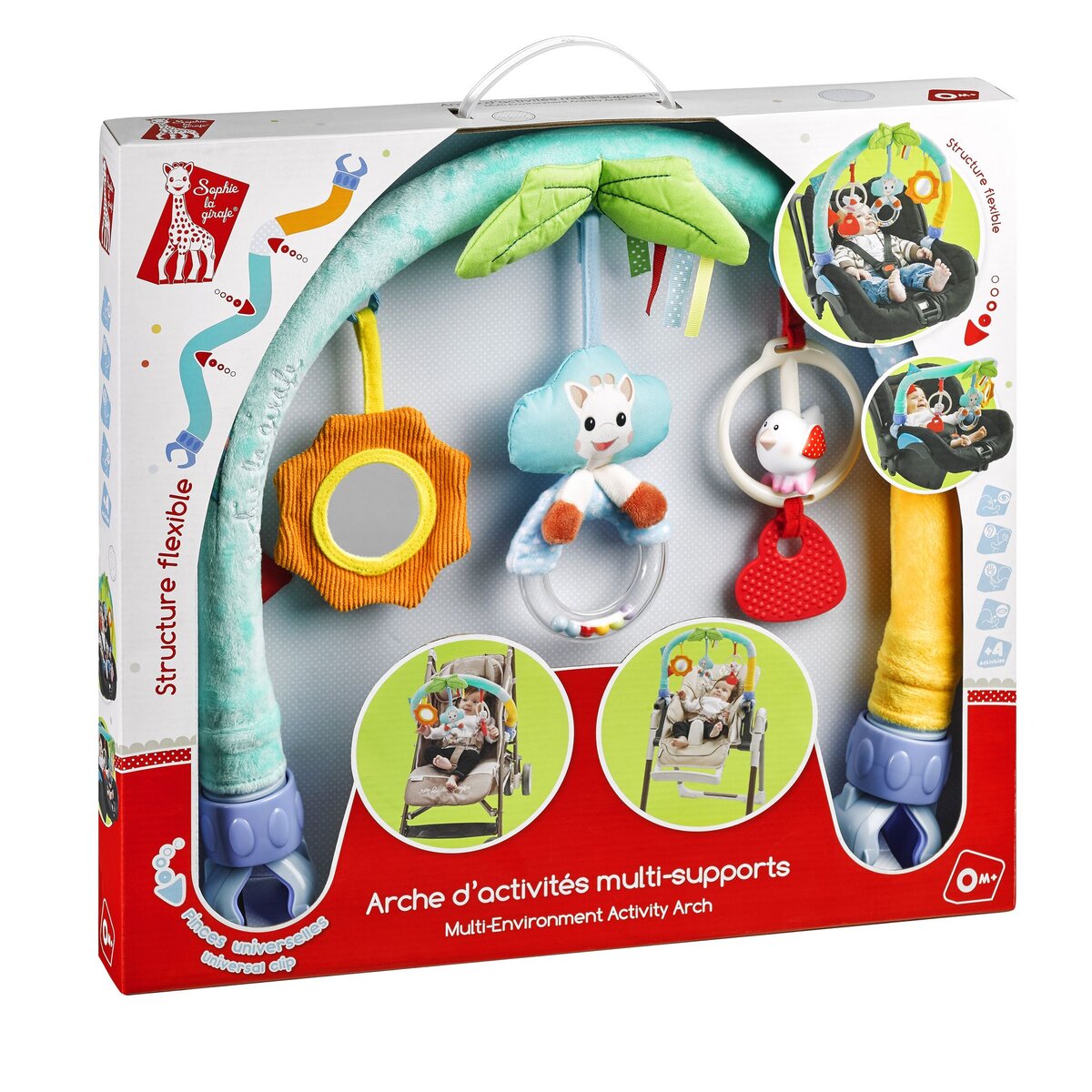 VULLI Arche d'activité multi-supports Sophie la girafe