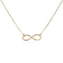 Voir la diapositive 1 : L'ATELIER D'AZUR Collier Or Jaune - Motif Infini - Femme
