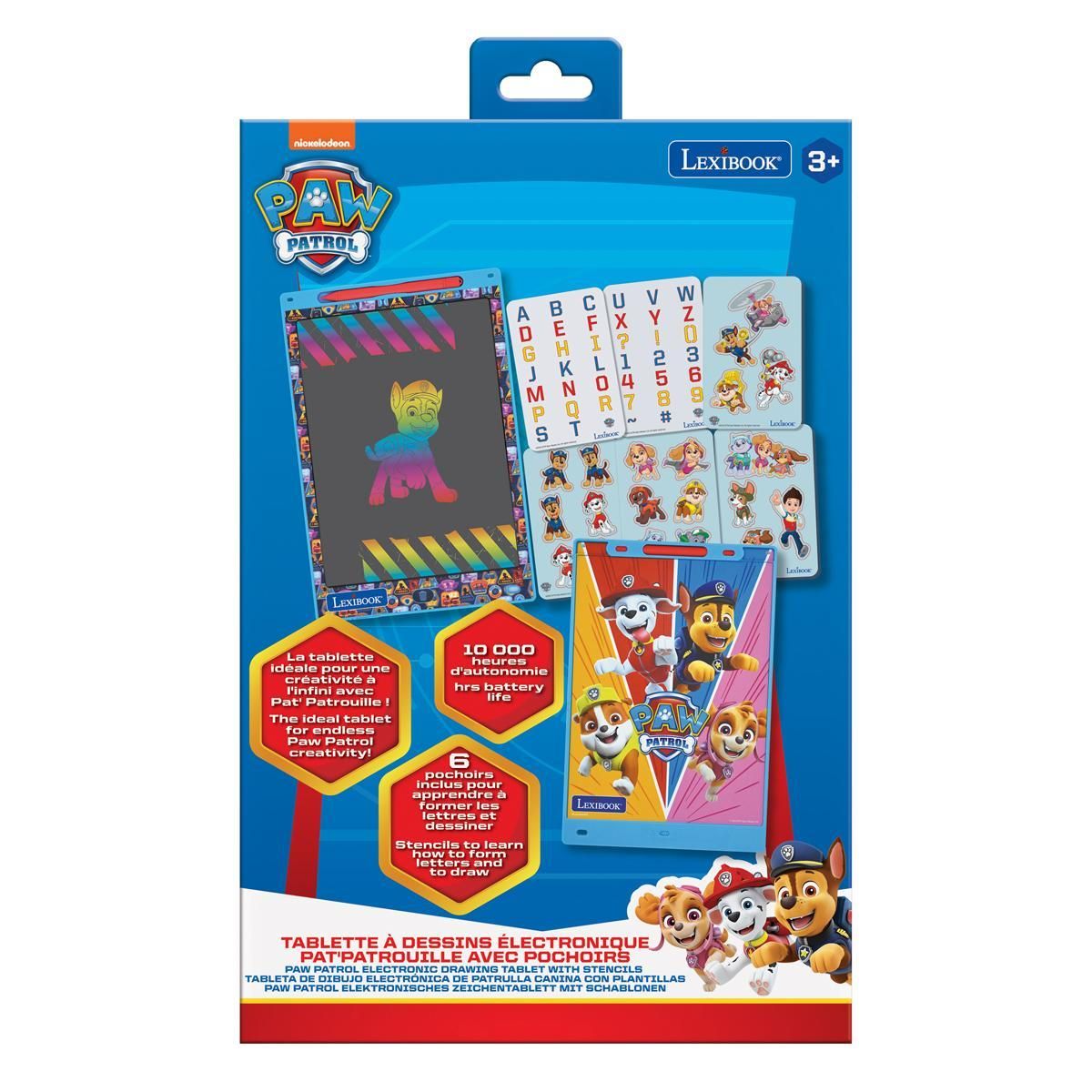 Lexibook Tablette à Dessins électronique multicolore Pat' Patrouille