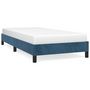 Voir la diapositive 2 : VIDAXL Cadre de lit sans matelas bleu fonce 100x200 cm velours