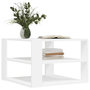Voir la diapositive 3 : VIDAXL Table basse blanc 59,5x59,5x40 cm bois d'ingenierie