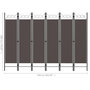 Voir la diapositive 6 : VIDAXL Cloison de separation 6 panneaux Anthracite 240x180 cm
