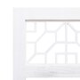 VIDAXL Cloison de separation 3 panneaux Creme 105x165 cm Tissu