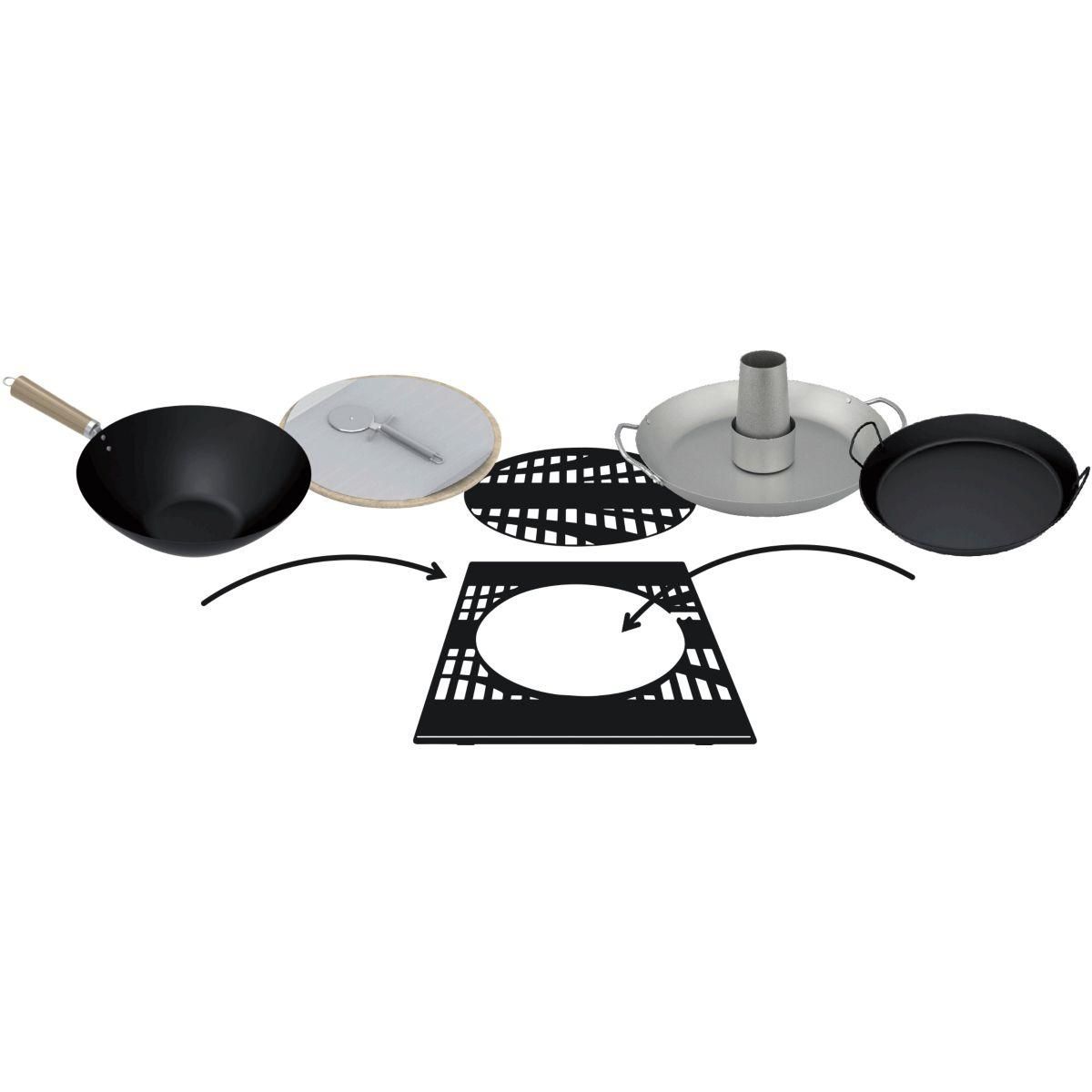 CAMPINGAZ Barbecue gaz 3 SERIES CLASSIC WLX inox 3 brûleurs sur chariot, 61x45 cm