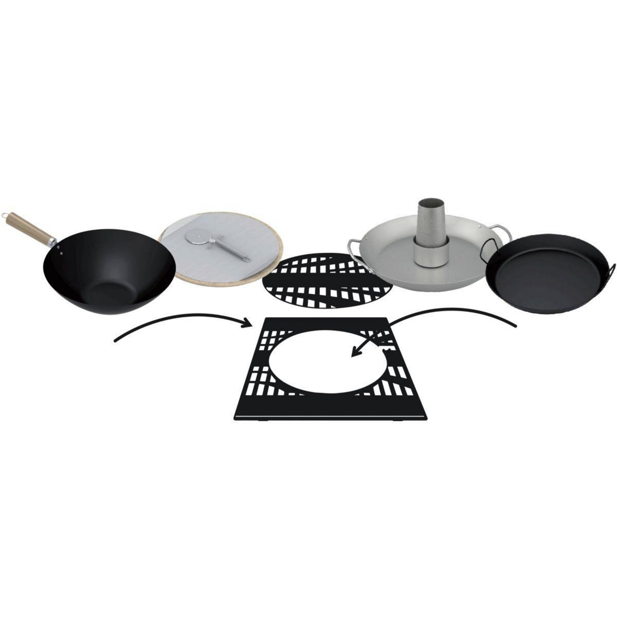 CAMPINGAZ Barbecue gaz 3 SERIES CLASSIC WLX inox 3 brûleurs sur chariot, 61x45 cm