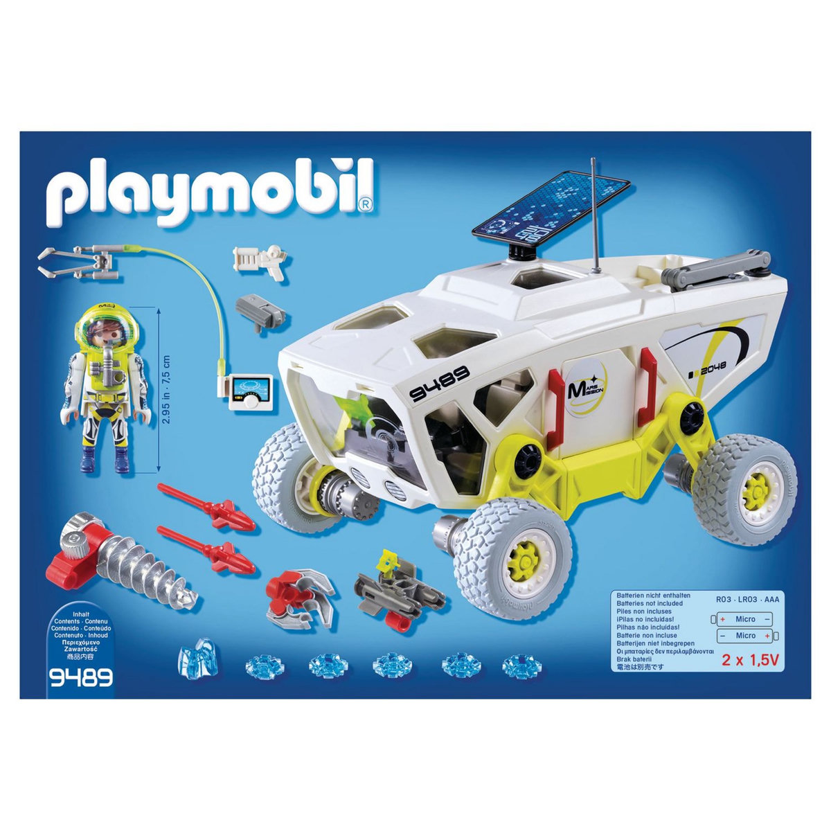 PLAYMOBIL 9489 - Space - Véhicule de reconnaissance spatiale