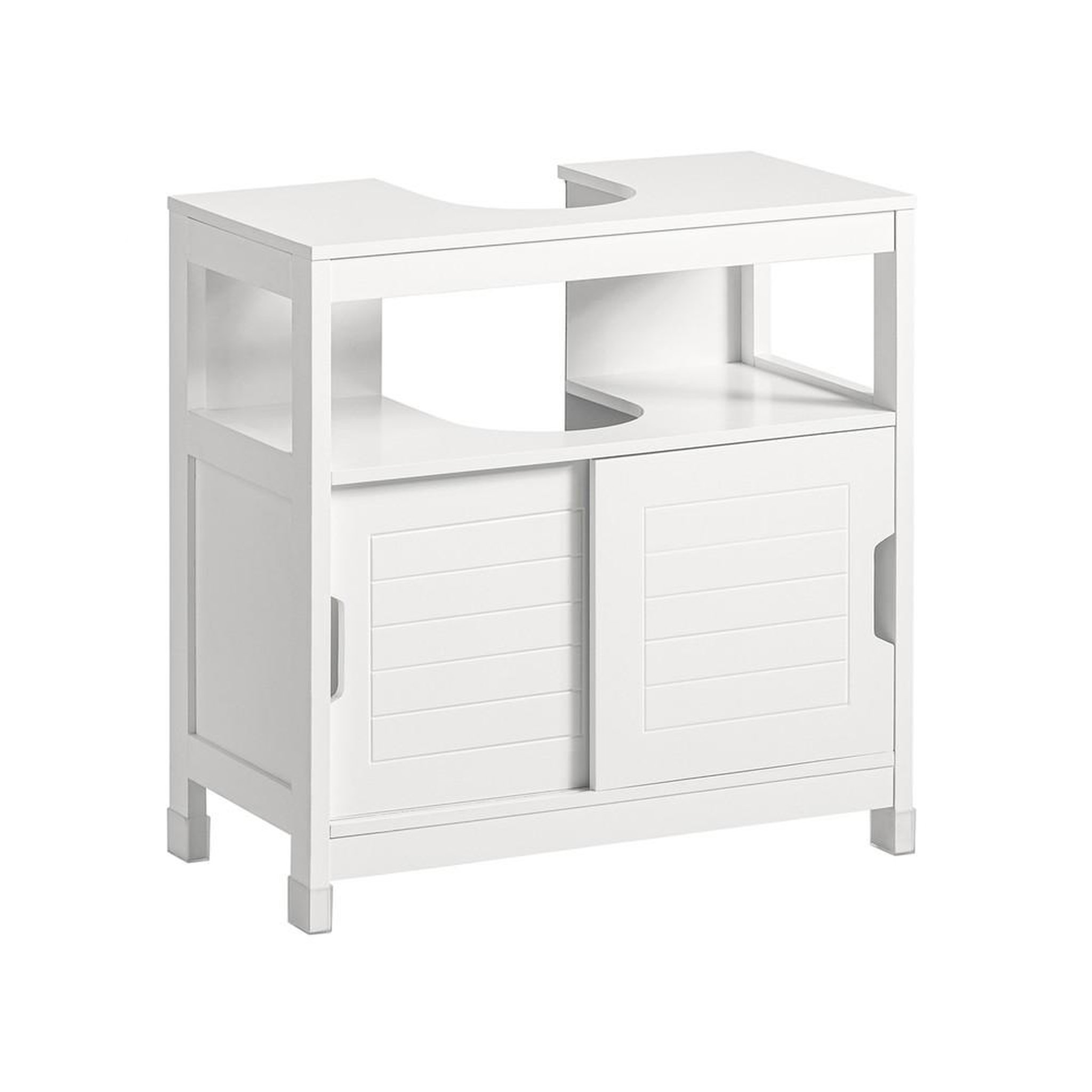 Voir la diapositive 1 : SOBUY SoBuy - Meuble Sous-vasque à deux portes - Moderne - FRG128-II