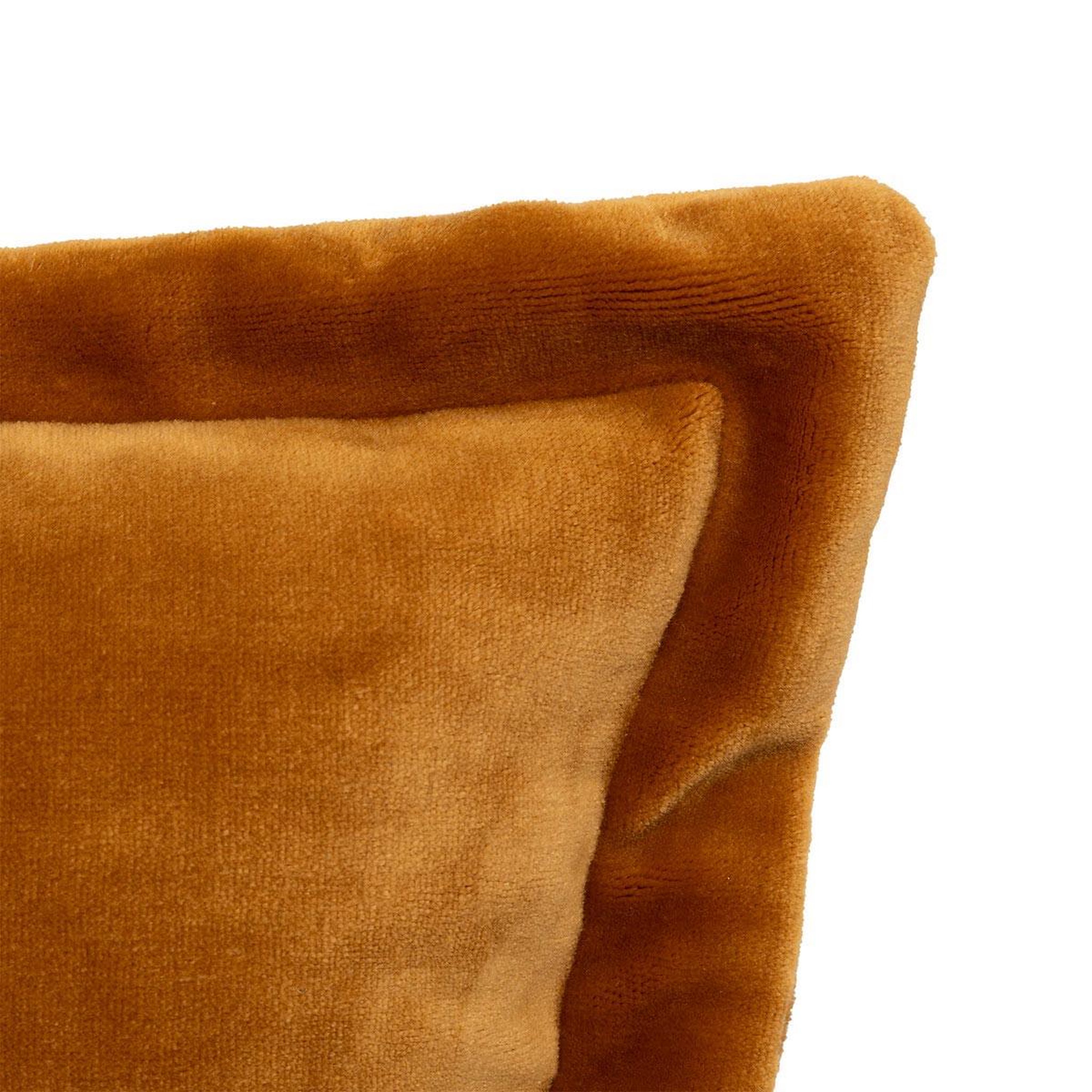 Voir la diapositive 2 : ATMOSPHERA Coussin déco flanelle  cuddly  38x58cm jaune cumin
