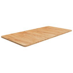 VIDAXL Comptoir de salle de bain Marron clair 100x50x1,5cm Bois traite