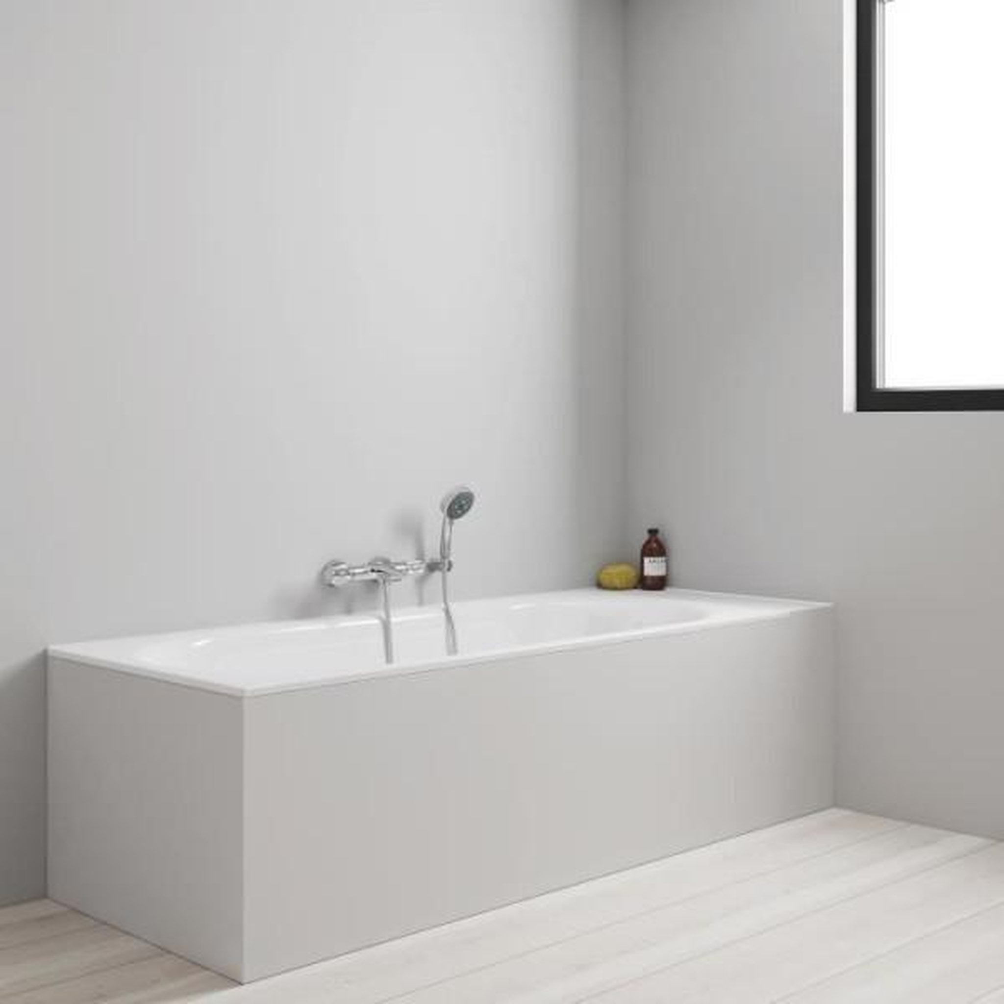 Voir la diapositive 5 : Grohe Grohe mitigeur thermostatique douche precision feel, montage mural, indicateur de température, filtres intégrés, chromé, 347