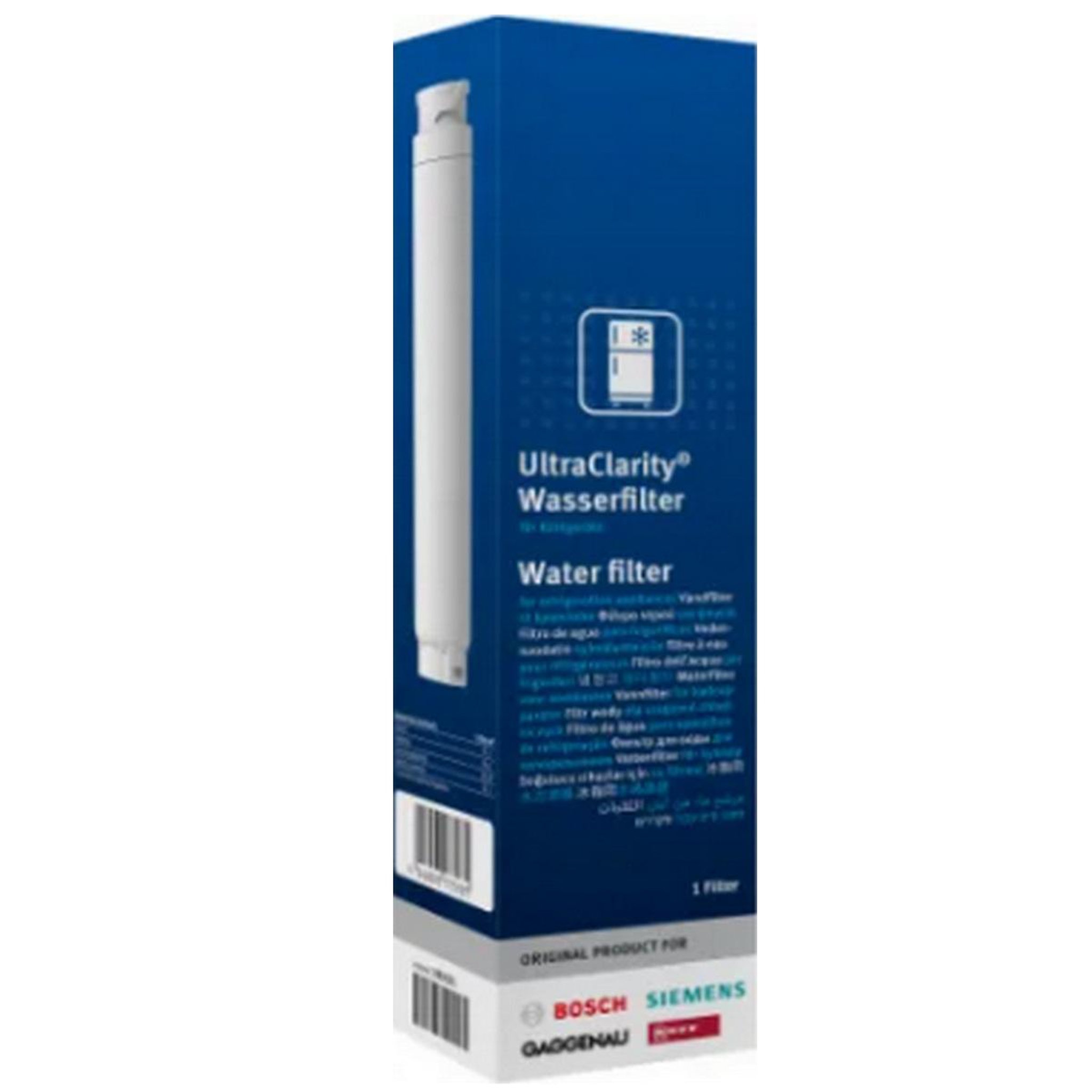 Voir la diapositive 2 : BOSCH Filtre à eau ultraclarity pour réfrigérateur - ksz50uc0